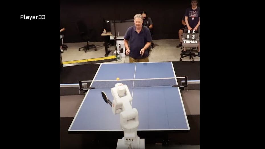 Don't Have Anyone To Play Pingpong With? No Problem With This Creepy Competitive Robot