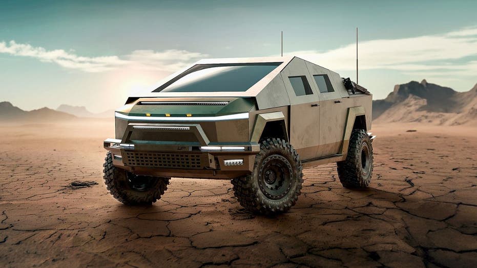 Tesla's Cybertruck Gets Military Makeover With Tactical Twist