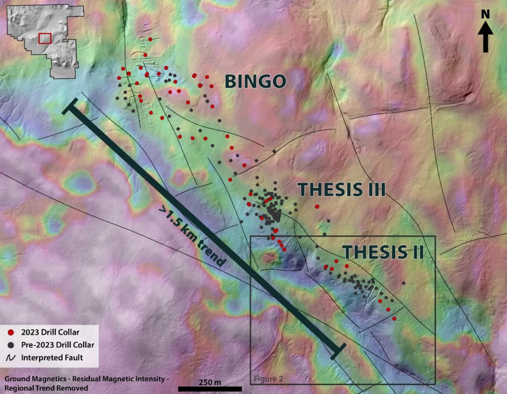 Thesis Gold (tsxv:tau) Reports Assay Results From Drilling At Ranch Project, Including 60.00 Metres Of 4.53 G/t Gold, Including 19.00 Metres Of 10.39 G/t Gold