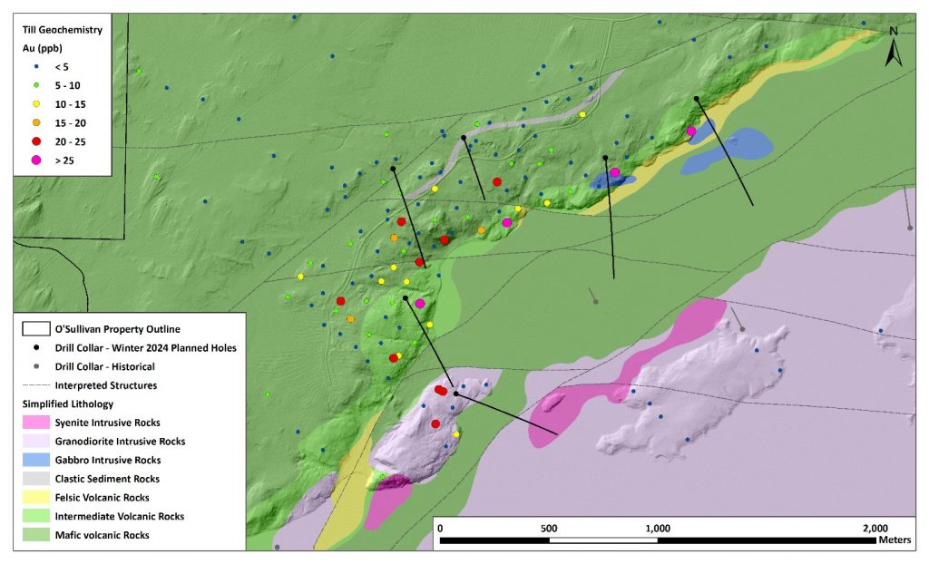 Kenorland Minerals (tsxv:kld) Commences Maiden Drill Program At O’sullivan Project In Quebec