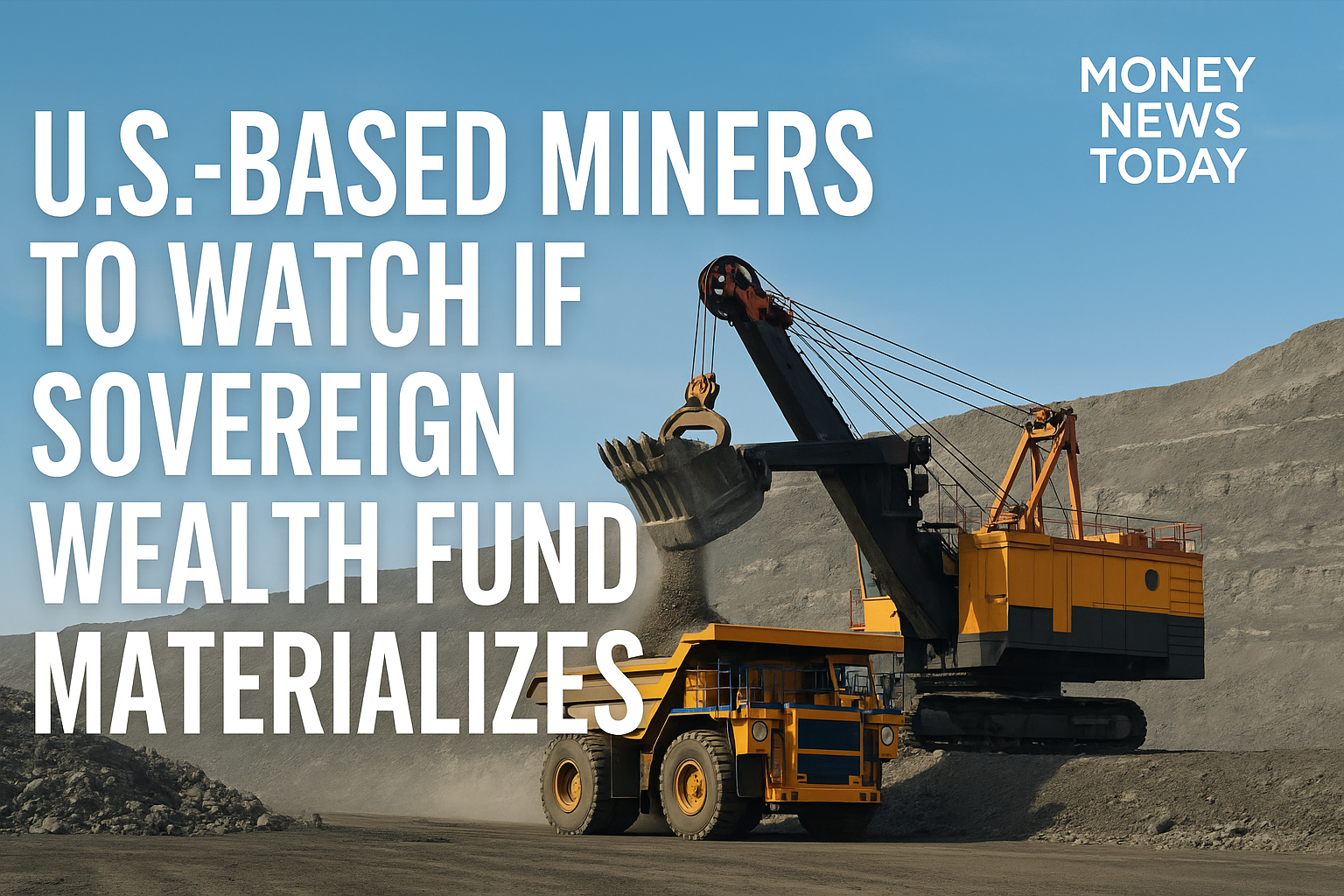 U.S. Sovereign Wealth Fund for Miners? Why Investors Should Watch U.S.-Based Mining Stocks Closely