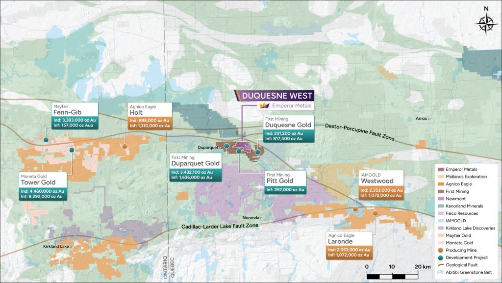 Emperor Metals (cse:auoz) Resumes 2024 Exploration With 8,000m Drill Program At Duquesne West Gold Project