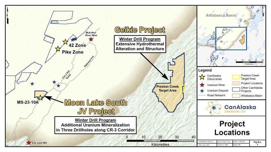 Canalaska Reports Promising Drill Results From Geikie And Moon Lake South Uranium Projects​​​​​​​​​​​​​​​​ (tsxv: Cvv)