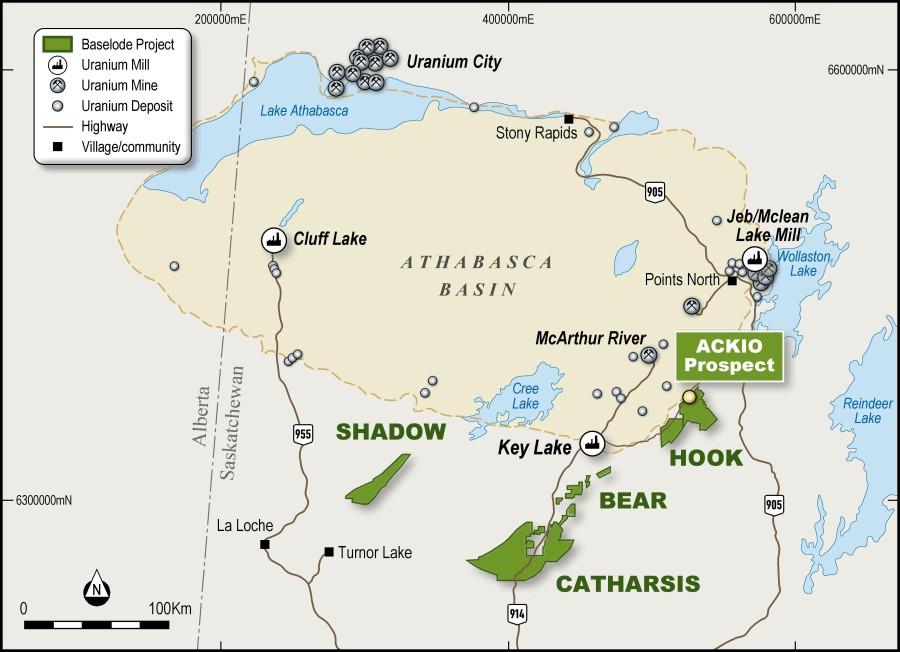 Baselode Energy (tsxv:find) Discovers New Zone Of Radioactivity Northeast Of Ackio