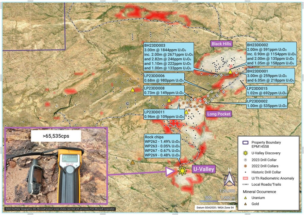 Laramide Resources (tsx:lam) Discovers New Uranium Zones At Westmoreland Project