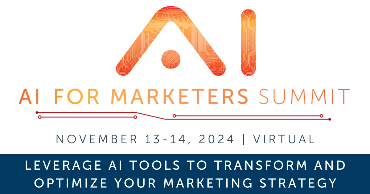 The Ai For Marketers Summit Opens Its Virtual Doors On April 18