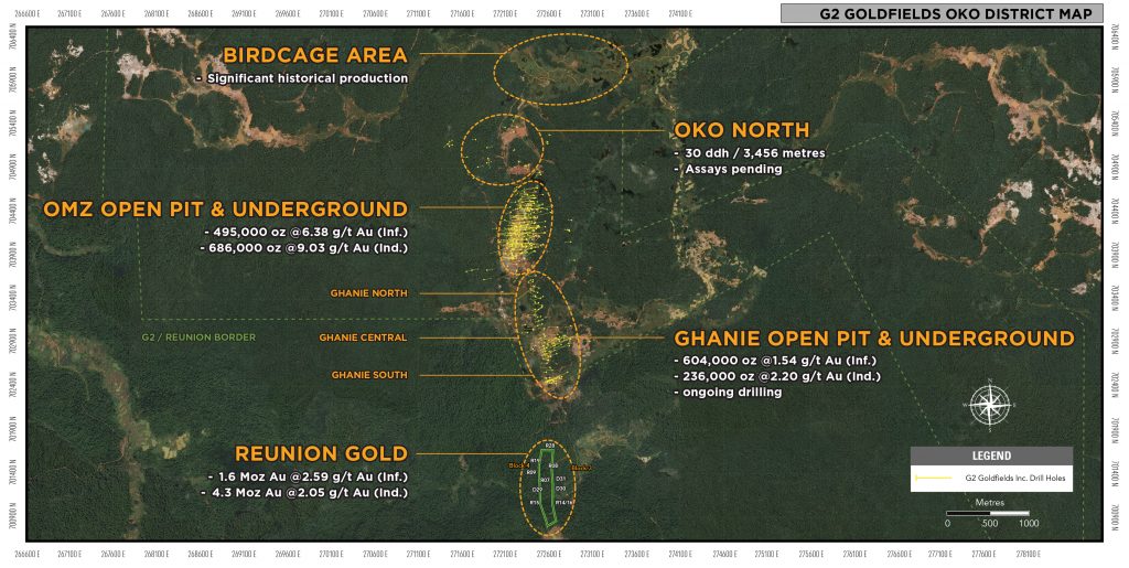 G2 Goldfields (tsxv:gtwo) Continues To Unlock Value At Oko Aremu, With High Grade Gold Intercepts In Multiple Zones