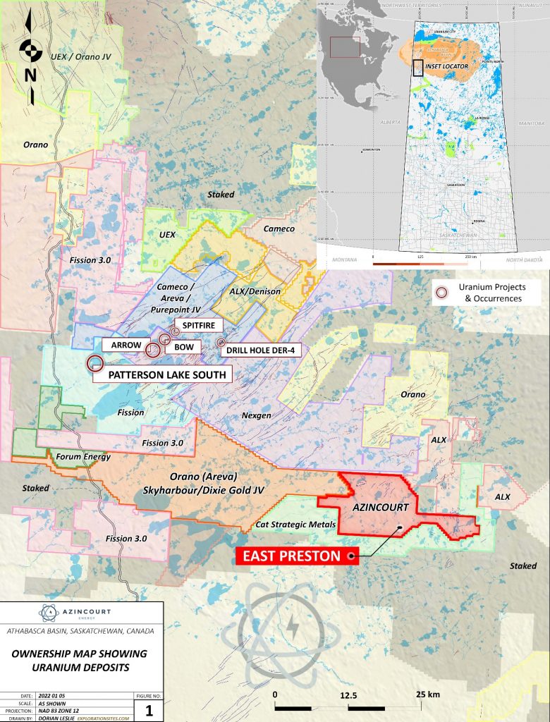 Winter Drill Program Begins At Azincourt Energy’s (tsxv:aaz) East Preston Uranium Project