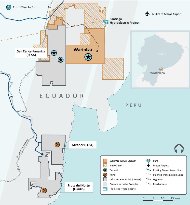 Solaris Resources (tsx:sls) Announces Major Progress At Warintza Copper Project With Operations, Eia, And Pfs Updates